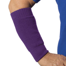 Load image into Gallery viewer, Purple forearm sleeves for skin protection with style