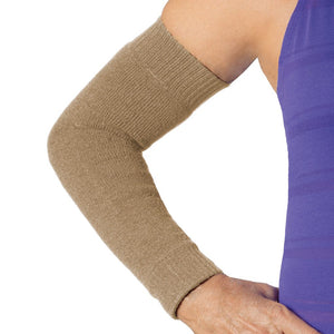Khaki skin protection sleeve for full arm